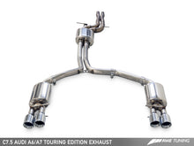 Load image into Gallery viewer, AWE Tuning Audi C7.5 A6 3.0T Touring Edition Exhaust - Quad Outlet Chrome Silver Tips