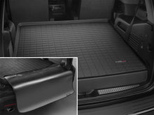 Load image into Gallery viewer, WeatherTech 15+ Cadillac Escalade/Chevy Tahoe/GMC Yukon Cargo Liner w/ Bumper Protector - Black