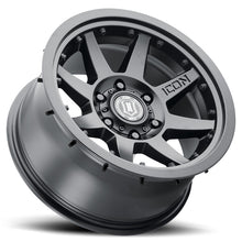 Load image into Gallery viewer, ICON Rebound Pro 17x8.5 6x5.5 0mm Offset 4.75in BS 106.1mm Bore Satin Black Wheel