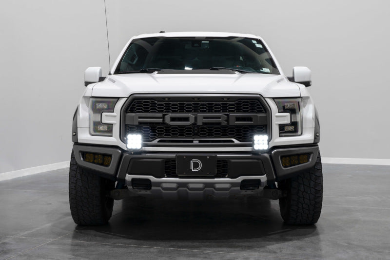 Diode Dynamics 17-20 Ford Raptor SS5 Bumper LED Pod Light Kit - Sport Yellow Combo