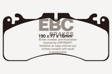 Load image into Gallery viewer, EBC 09+ Lexus LS460 4.6 Sport Yellowstuff Front Brake Pads