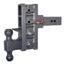 Load image into Gallery viewer, Gen-Y Mega Duty 2.5in Shank 6in Offset Drop 21K Hitch w/GH-061 Dual-Ball/GH-062 Pintle Lock