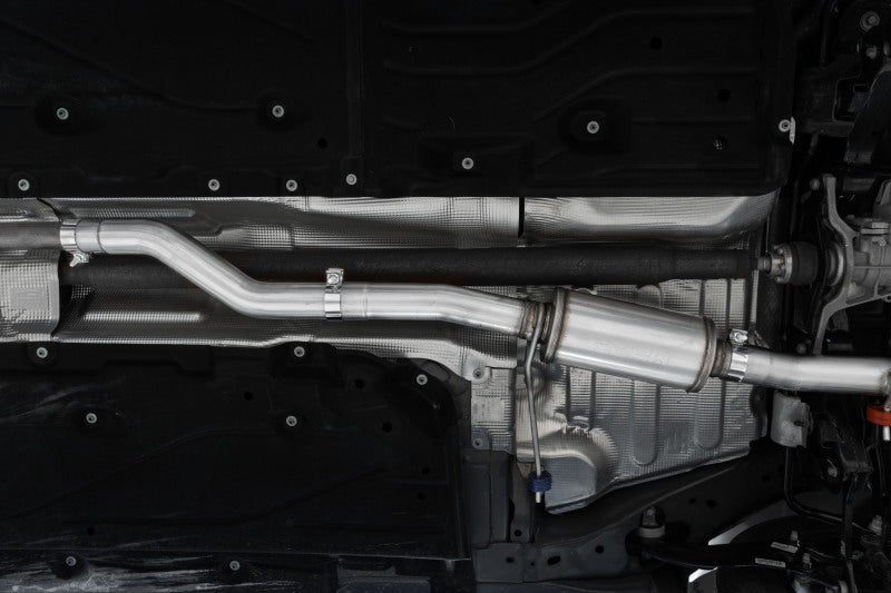 MBRP 2022+ Ford Maverick Aluminized Steel 4in OD Tip Single Side Exit 3in Cat Back Exhaust