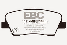 Load image into Gallery viewer, EBC 06-09 Hyundai Entourage 3.8 Greenstuff Rear Brake Pads