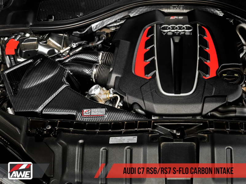 AWE Tuning Audi C7 RS6 / RS7 4.0T S-FLO Carbon Intake V2