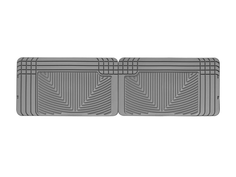 WeatherTech 96 GMC Rally Van Rear Rubber Mats - Grey