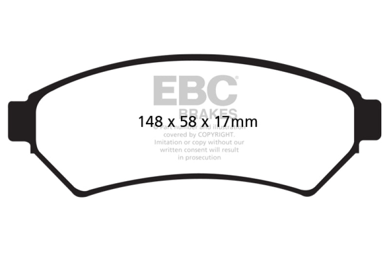 EBC 05-09 Buick Allure (Canada) 3.6 Greenstuff Front Brake Pads