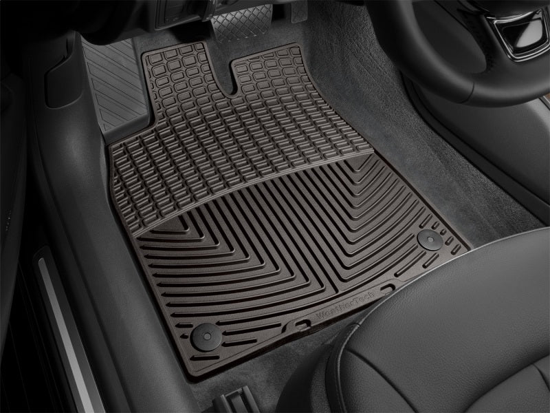 WeatherTech 2012+ Audi A6/S6 Front Rubber Mats - Cocoa