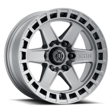 Load image into Gallery viewer, ICON Raider 17x8.5 6x120 0mm Offset 4.75in BS Titanium Wheel