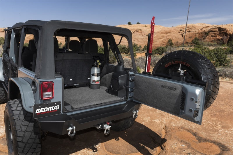 BedRug 11-16 Jeep JK Unlimited 4Dr Rear 5pc BedTred Cargo Kit (Incl Tailgate & Tub Liner)