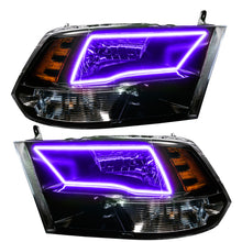 Load image into Gallery viewer, Oracle 09-17 RAM 1500 TRX Quad Pre-Assembled Headlights Blk Housing - w/ BC1 Cntrl