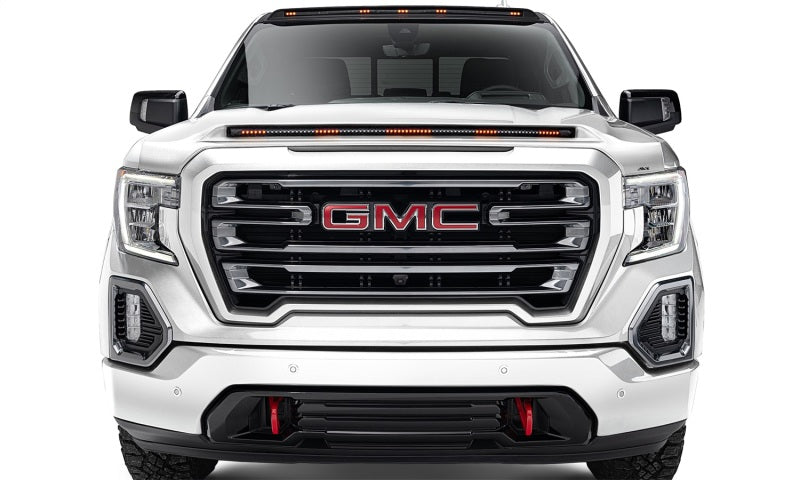 AVS 20-23 GMC Sierra 1500 Aeroskin LightShield Pro Color-Match Hood Protector - Wht. Frost Tri-Coat