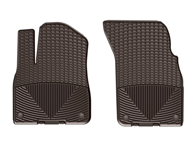 WeatherTech 2017+ Audi Q7 Front Rubber Mats - Cocoa