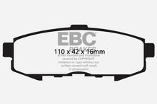 Load image into Gallery viewer, EBC 04-06 Mazda MPV 3.0 Greenstuff Rear Brake Pads