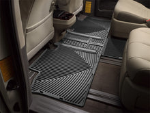 Load image into Gallery viewer, WeatherTech 11+ Toyota Sienna Rear Rubber Mats - Black