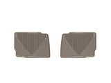 WeatherTech 13+ Ford Fusion Rear Rubber Mats - Tan