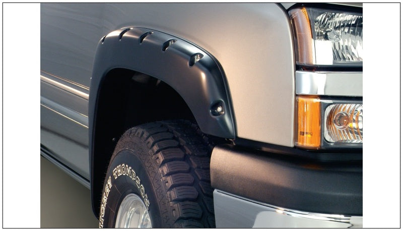 Bushwacker 21-22 Chevrolet Colorado (Ex ZR2) 74in. Bed Fleetside FF Pocket Style Flares 4pc - Sm BK