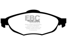 Load image into Gallery viewer, EBC 01-06 Chrysler Sebring Sedan 2.4 Yellowstuff Front Brake Pads