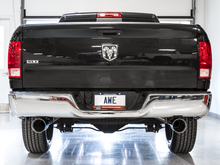 Load image into Gallery viewer, AWE Tuning 09-18 RAM 1500 5.7L (w/o Cutout) 0FG Dual Rear Exit Cat-Back Exhaust - Chrome Silver Tips