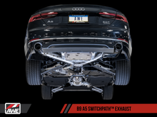 Load image into Gallery viewer, AWE Tuning Audi B9 A5 SwitchPath Exhaust Dual Outlet - Diamond Black Tips (Includes DP and Remote)