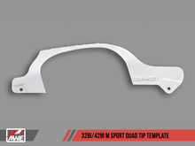 Load image into Gallery viewer, AWE Tuning BMW F3X 328i/428i Non-M Sport Quad Tip Marking Template