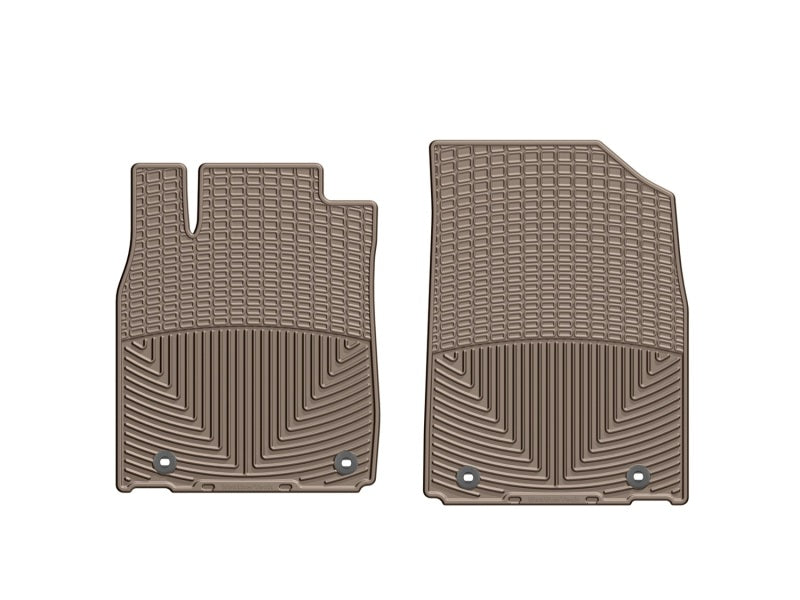 WeatherTech 13+ Lexus ES Front Rubber Mats - Tan