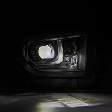 Load image into Gallery viewer, AlphaRex 14-21 Toyota Tundra LUXX-Series LED Proj Headlights Blk w/Actv Light &amp; Seq. Sig + DRL