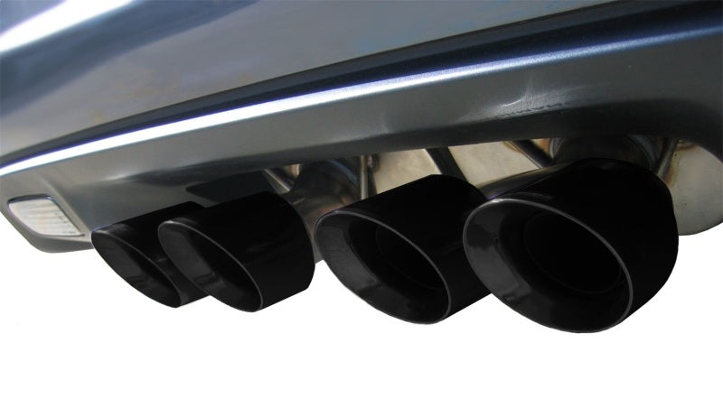 Corsa 2012-2013 Chevrolet Corvette C6 Z06 7.0L V8 Black Sport Cat-Back Exhaust