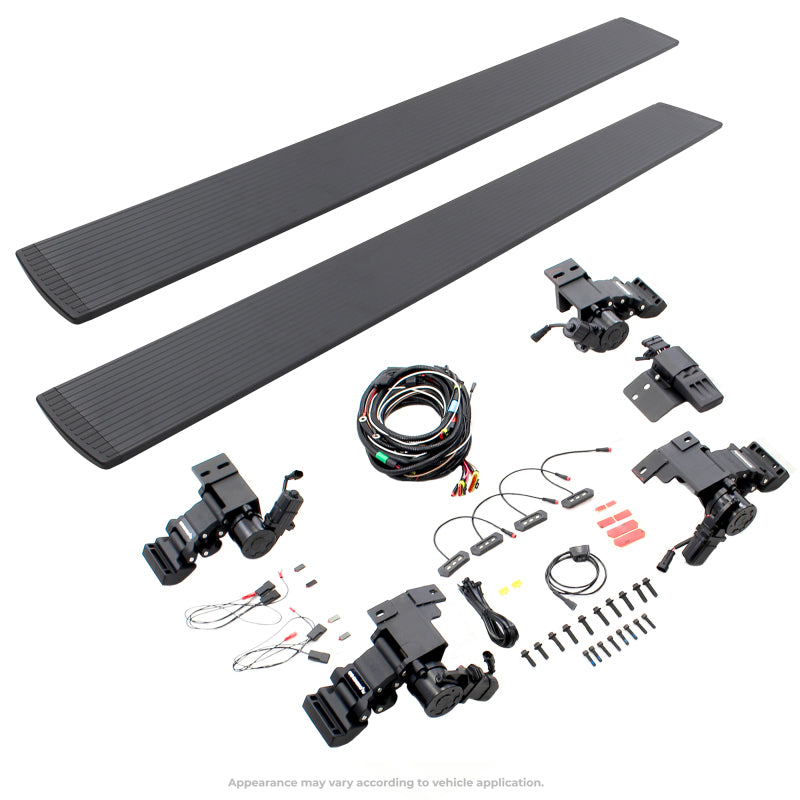 RealTruck 15-24 Ford F-150 SC 4dr VoltStep Electric Running Board Kit - Tex. Blk