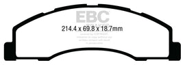 EBC 08-14 Ford Econoline E150 4.6L Orangestuff Front Brake Pads