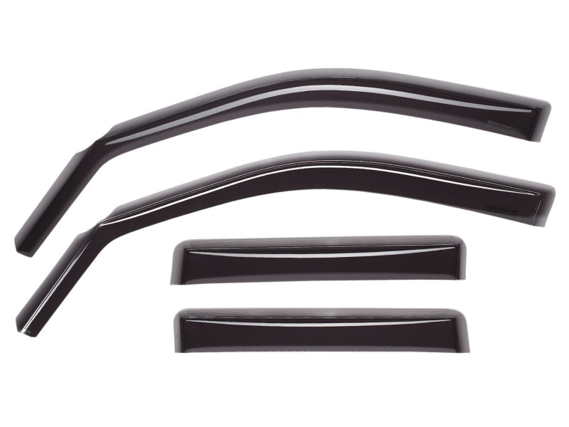 WeatherTech 15+ Chevy Colorado Front and Rear Side Window Deflectors - Dark Smoke