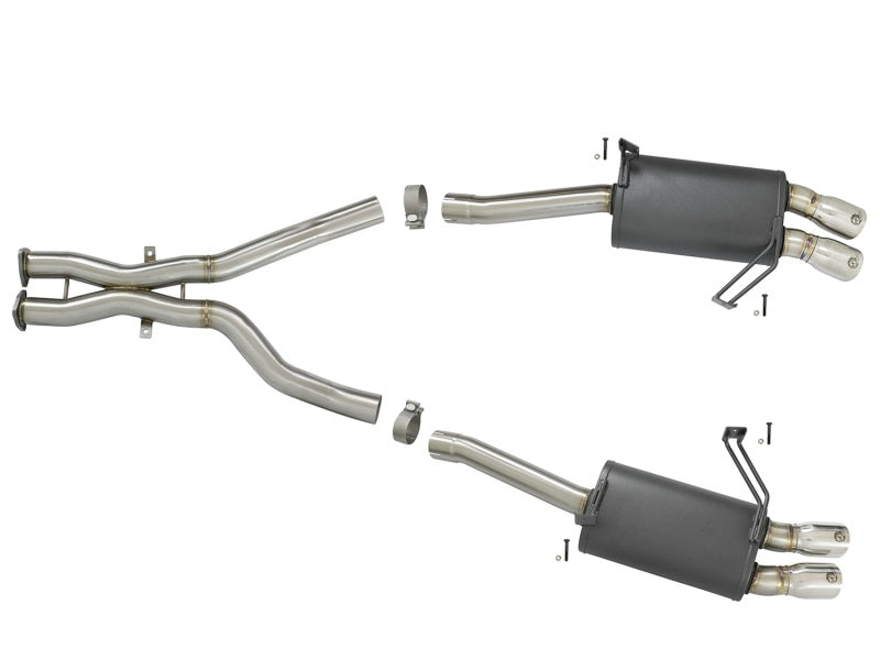 aFe MACH Force-Xp 2-1/2in 304 SS Cat-Back Exhaust w/Polished Tips 05-08 BMW Z4 M Coupe (E86) L6 3.2L