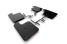 Rally Armor 18-25 Jeep JL Wrangler Black UR Mud Flap w/Red Logo