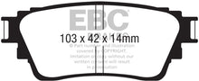 Load image into Gallery viewer, EBC 18-21 Mitsubishi Outlander Greenstuff Rear Brake Pads