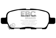 Load image into Gallery viewer, EBC 03-05 Infiniti FX35 3.5 Greenstuff Rear Brake Pads