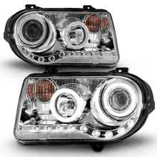 Load image into Gallery viewer, ANZO 2005-2010 Chrysler 300C Projector Headlights w/ Halo Chrome (CCFL) G2