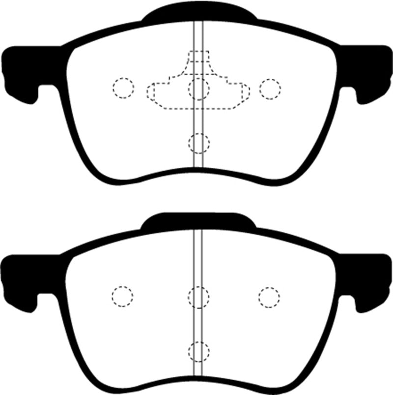 EBC 01-05 Volvo S60 2.3 Turbo T5 Greenstuff Front Brake Pads