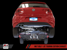 Load image into Gallery viewer, AWE Tuning VW MK7 Golf 1.8T Touring Edition Exhaust w/Chrome Silver Tips (90mm)