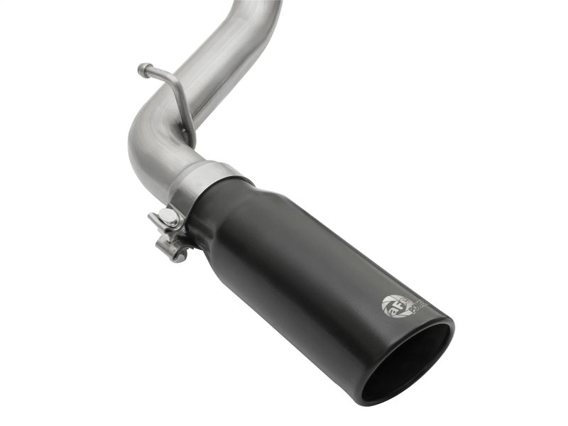 aFe MACHForce XP Cat Back SS Exhausts  Black Tips 05-12 Toyota Tacoma L4-2.7L