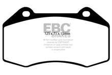 Load image into Gallery viewer, EBC 07-08 Chevrolet Cobalt 2.0 Supercharged (SS) Greenstuff Front Brake Pads