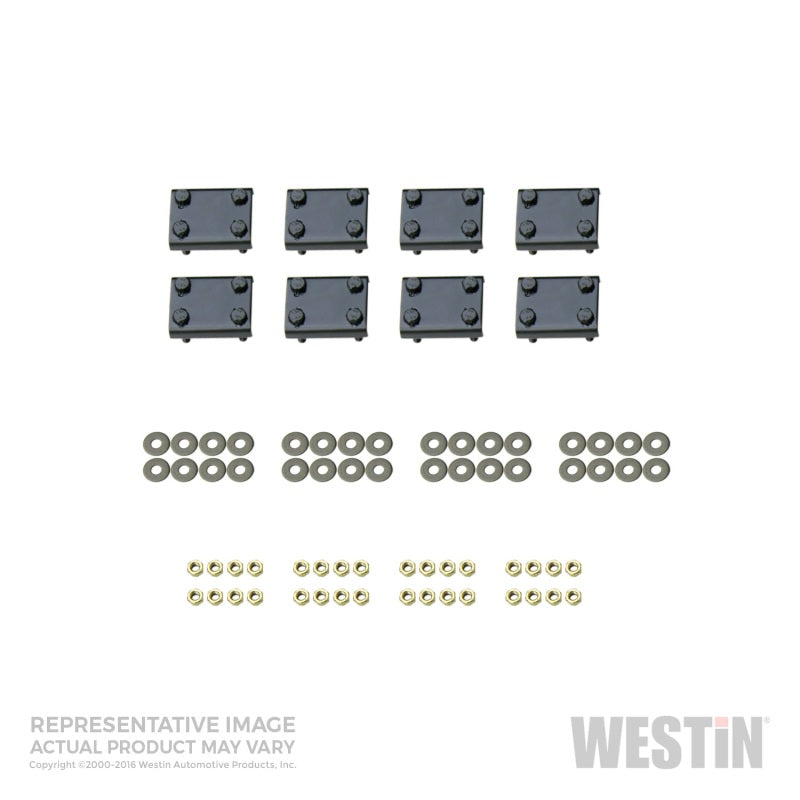 Westin 2011-2018 Ford Explorer 4dr Premier Oval Nerf Step Bar Mount Kit - Black