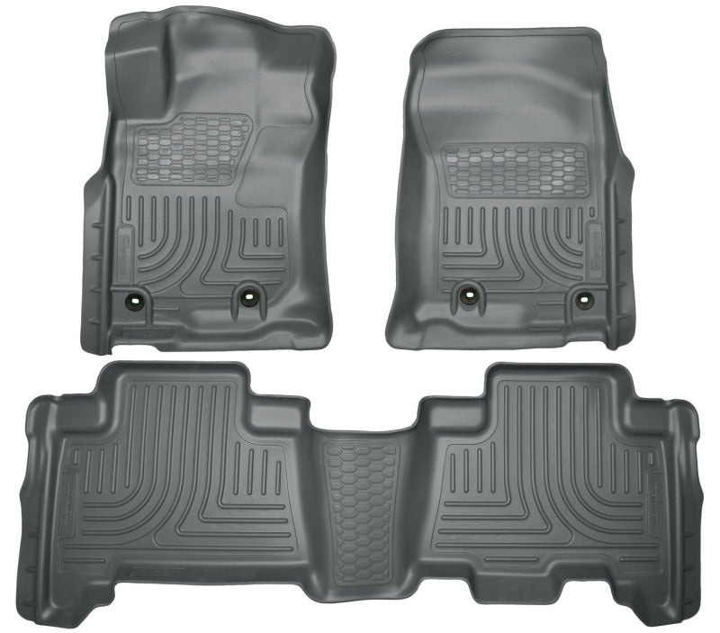 Husky Liners 2013 Toyota 4Runner WeatherBeater Grey Front & 2nd Seat Floor Liners