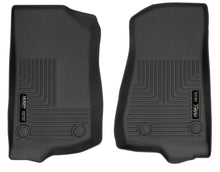 Load image into Gallery viewer, Husky Liners 19-24 Jeep Wrangler JL/JLU WeatherBeater Front Row Black Floor Liners