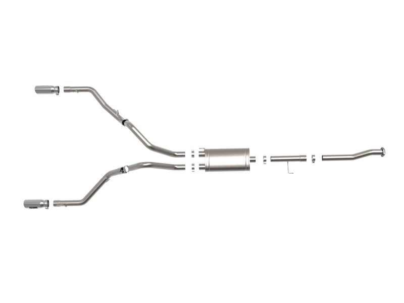 aFe Vulcan Series 3in 304SS Cat-Back w/ Polished Tips 15-20 Ford F-150 V6 2.7L/35L(tt) / V8 5.0L