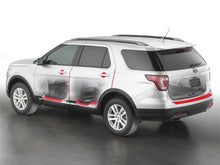 Load image into Gallery viewer, WeatherTech 13-16 Hyundai Santa Fe Scratch Protection - Transparent