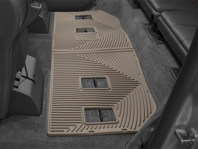 WeatherTech 07-10 Chevrolet Suburban Rear Rubber Mats - Tan