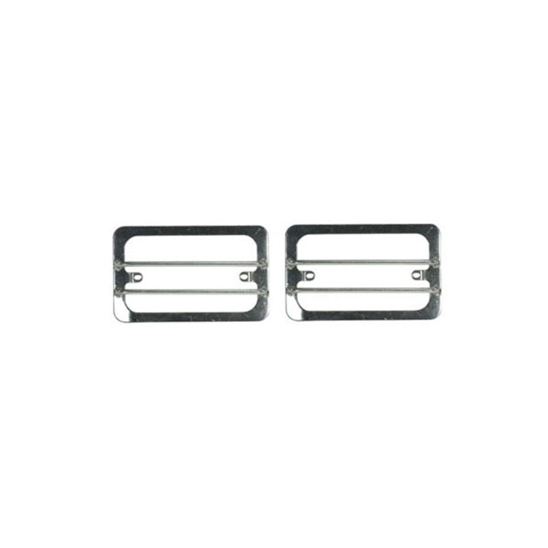 Rugged Ridge 97-06 Jeep Wrangler TJ Stainless Steel Side Marker / Turn Signal Euro Guard Set