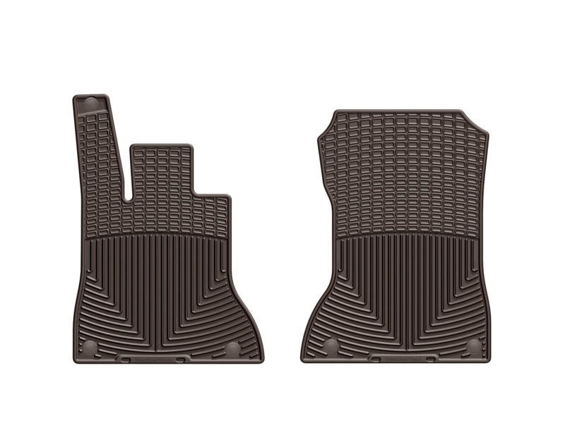 WeatherTech 2013-2014 Mercedes-Benz SL-Class Front Rubber Mats - Cocoa