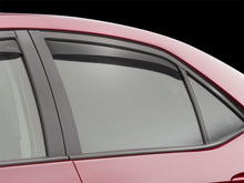 Load image into Gallery viewer, WeatherTech 2014+ Toyota Corolla Rear Side Window Deflectors - Dark Smoke