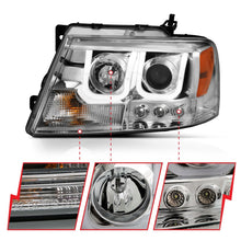 Load image into Gallery viewer, ANZO 2004-2008 Ford F-150 Projector Headlights w/ U-Bar Chrome